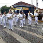 Banda Cruzeiro do Sul participou de comemoração em Analândia