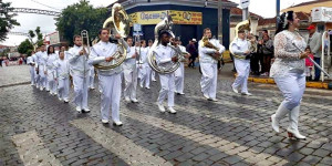 Banda Cruzeiro do Sul participou de comemoração em Analândia