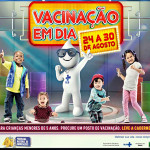 Campanha para atualizar caderneta de vacinação termina hoje