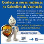 Ministério da Saúde realiza mudanças no Calendário de Vacinação