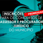 Prazo para inscrição no concurso de procurador e assessor jurídico é prorrogado até quinta-feira