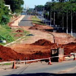 COMUNICADO – Avenida Rudolf Streit terá trânsito desviado nesta 4ª feira (29) para etapa final da pavimentação asfáltica e conclusão das obras de esgoto