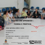 Lei Aldir Blanc: sábado tem oficina de teatro gratuita com a professora Nathália Góes e Silva