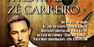 Seção de Cultura abre inscrições para a décima edição do Festival Zé Carreiro