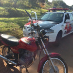 Moto furtada é localizada pela PM