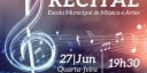 Recital da Escola Livre de Música e Artes é nesta quarta-feira