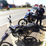 GCM apreende motocicleta após perseguição a condutor