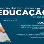 Vacinação de profissionais da Educação começa na segunda-feira (12/04)