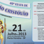 Festa de São Cristóvão movimenta Porto Ferreira no domingo