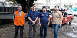 Coordenadoria Municipal de Defesa Civil recebe equipe do Serviço Geológico do Brasil