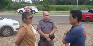 Comando da Polícia Militar visita área alagada e patrulhamento poderá ser realizado com canoas