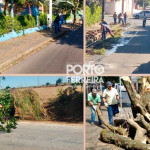 Secretaria de Obras prossegue com serviços de limpeza, manutenção, roçagem e tapa-buracos