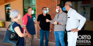 Prefeito, vereador e secretária fazem visita a Unidade de Tratamento de Covid-19 em Pirassununga