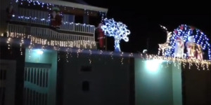 Casa iluminada vira ponto turístico em Porto Ferreira