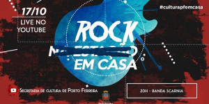 Projeto Rock em Casa traz a banda ferreirense Scarnia neste sábado