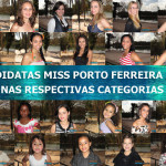 Candidatas ensaiam para apresentação no Concurso Miss Porto Ferreira