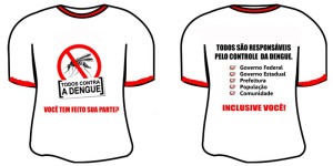 Agentes de controle da dengue estão identificados com novos uniformes