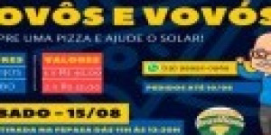 Solar realiza Campanha de venda de pizzas - Saiba mais como ajudar