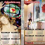 Calendário dos Dizimistas 2013 com foto imagem histórica de São Sebastião