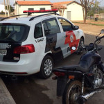 Moto CG furtada em Descalvado é localizada pela PM no Bairro Cristo Redentor