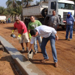 Maurício Rasi visita obras de revitalização da avenida Nossa Senhora Aparecida