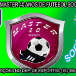 Inscrições para a Copa Master 40 Anos de Futebol Society