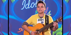 Fernando Franco Cavelanha grava programa da final do Ídolos Kids