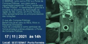 Evento gratuito do Sebrae/FGV nesta quarta-feira vai explicar como vender para o poder público