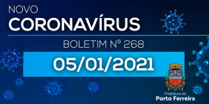 268º Boletim Epidemiológico: 18 casos confirmados, 25 descartados e 20 pacientes curados