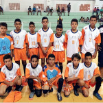 Equipes menores de futsal fizeram três jogos em Leme pelo torneio da Liga Ferreirense