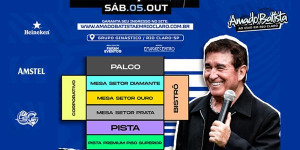 Amado Batista se apresenta em Rio Claro