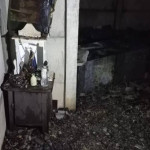 Incêndio atinge casa no PR, mas terço e imagem de Nossa Senhora não são destruídos