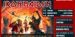 Iron Maiden no Brasil - Um dos shows é Ribeirão Preto dia 30/08