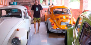 Dia do Fusca: influenciador de São Carlos tem coleção de 9 carros avaliada em R$ 200 mil