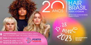 Prefeitura e Sebrae levam profissionais à 20ª Hair Brasil, Feira Internacional de Beleza, Cabelos e Estética