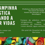 Câmara Municipal é ponto de arrecadação de tampinhas plásticas