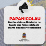 Confira datas e Unidades de Saúde que farão coleta do papanicolau em horário estendido nas próximas semanas