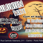 Primeira Halloween Party reúne bandas de rock neste sábado