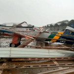 Temporal em Pirassununga destrói hangares e danifica aeronaves da Academia da Força Aérea