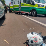 Motociclista fica em estado grave após ser arrastado por caminhão na SP-310 em São Carlos