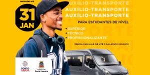 Inscrições para estudantes receberem auxílio transporte para o 1º semestre de 2024 começam hoje (03.01)