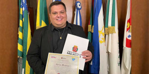 Thiago Michelasi é homenageado pela Câmara Municipal de São Paulo