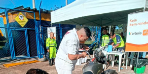 Maio Amarelo: Arteris Intervias promove ação educativa para motociclistas, com serviços gratuitos de saúde e inspeção