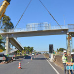 Arteris Intervias informa interdição de acessos à Rodovia Anhanguera, em Porto Ferreira, para ajustes finais na passarela