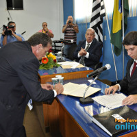 Cerimônia de posse da Prefeita Renata Braga, vice-prefeito e vereadores - P-01 - Foto 14