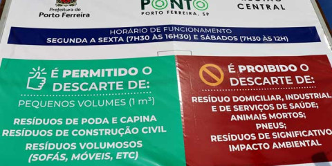 Divisão de Meio Ambiente orienta sobre descarte de resíduos