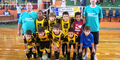 Futsal: equipe sub-09 é campeã regional em torneio disputado em Santa Cruz das Palmeiras