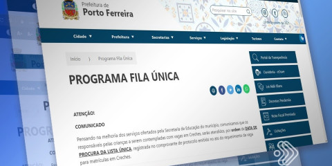 Creches: Programa Fila Única divulga datas da primeira chamada de 2022 para 214 crianças