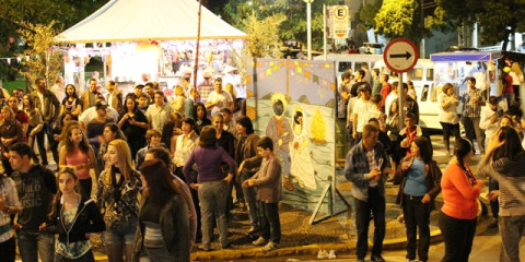 Festa Junina Municipal foi sucesso no final de semana na praça da Matriz