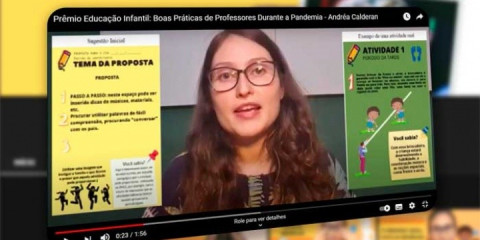 Professora da rede municipal de Ensino fica entre os semifinalistas no Projeto de Boas Práticas de Professores